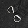 Voile d'ombrage 160 g/m² Noir 4/5x3 m PEHD 