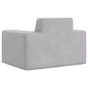 Canapé pour enfants Gris clair Peluche douce 