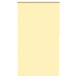 Store enrouleur occultant jaune largeur du tissu 136,6 cm 