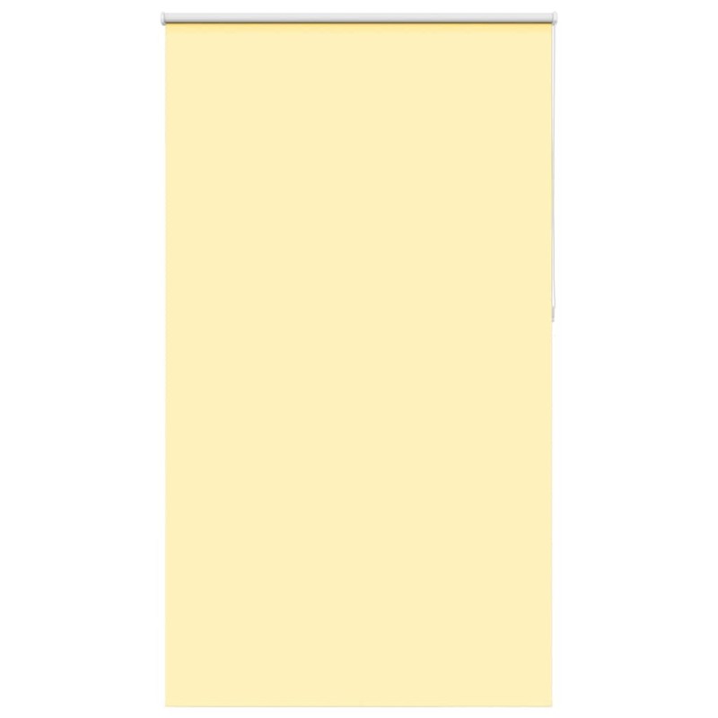 Store enrouleur occultant jaune largeur du tissu 136,6 cm 