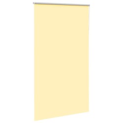 Store enrouleur occultant jaune largeur du tissu 136,6 cm 