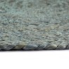 Napperons 4 pcs Vert olive Plain 38 cm Rond Jute 