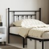 Tête de lit métal noir 90 cm 