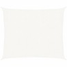 Voile d'ombrage 160 g/m² Blanc 2,5x3 m PEHD 