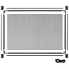 Moustiquaire extensible pour fenêtres Anthracite (100-193)x75cm 