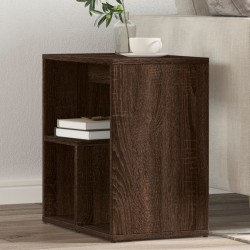 Table d'appoint Chêne marron 50x30x50 cm Bois d'ingénierie 