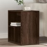 Table d'appoint Chêne marron 50x30x50 cm Bois d'ingénierie 