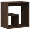 Table d'appoint Chêne marron 50x30x50 cm Bois d'ingénierie 