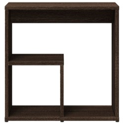 Table d'appoint Chêne marron 50x30x50 cm Bois d'ingénierie 