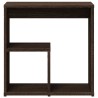 Table d'appoint Chêne marron 50x30x50 cm Bois d'ingénierie 