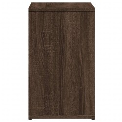 Table d'appoint Chêne marron 50x30x50 cm Bois d'ingénierie 