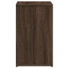 Table d'appoint Chêne marron 50x30x50 cm Bois d'ingénierie 