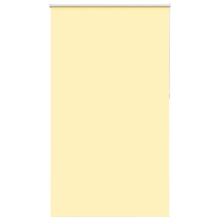 Store enrouleur occultant jaune largeur du tissu 136,6 cm 