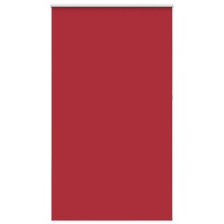 Store enrouleur occultant rouge largeur du tissu 136,6 cm 