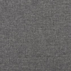 Repose-pied Gris clair 45x29,5x35 cm Tissu et similicuir 