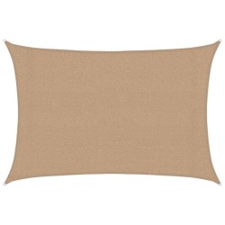 Voile d'ombrage 160 g/m² Taupe 3x4 m PEHD 