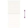 Store zèbre beige marbré largeur du tissu 105,9 cm polyester 