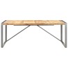 Table à manger 200x100x75 cm Bois de manguier massif brut 