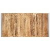 Table à manger 200x100x75 cm Bois de manguier massif brut 