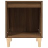 Table de chevet Chêne marron 40x35x50 cm 