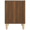 Table de chevet Chêne marron 40x35x50 cm 