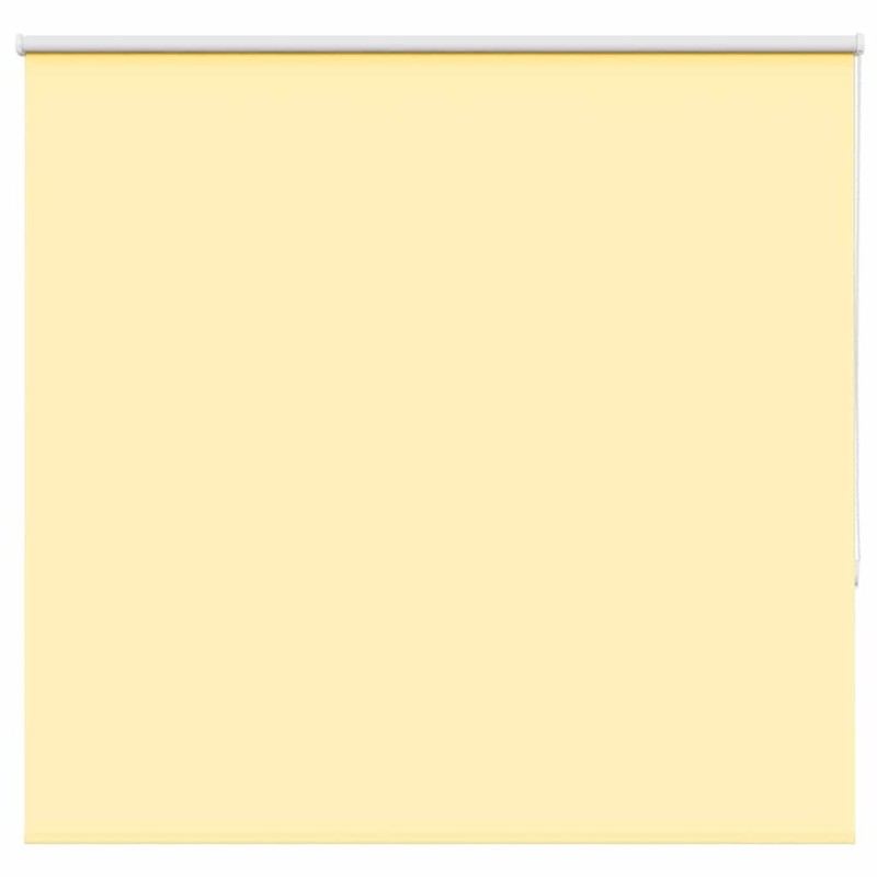Store enrouleur occultant jaune largeur du tissu 161,6 cm 