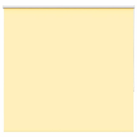 Store enrouleur occultant jaune largeur du tissu 161,6 cm 
