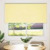 Store enrouleur occultant jaune largeur du tissu 161,6 cm 