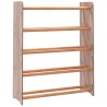 Étagère à chaussures Marron 65x24x81 cm Bois d'ingénierie 