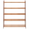 Étagère à chaussures Marron 65x24x81 cm Bois d'ingénierie 