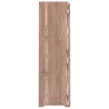 Étagère à chaussures Marron 65x24x81 cm Bois d'ingénierie 