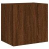 Meuble TV mural chêne marron 40,5x30x40 cm bois d'ingénierie 