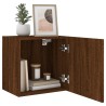 Meuble TV mural chêne marron 40,5x30x40 cm bois d'ingénierie 