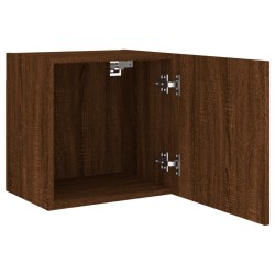 Meuble TV mural chêne marron 40,5x30x40 cm bois d'ingénierie 