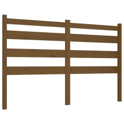 Tête de lit Marron miel 156x4x100 cm Bois massif de pin 
