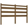 Tête de lit Marron miel 156x4x100 cm Bois massif de pin 