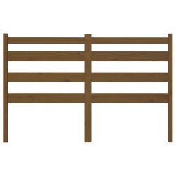 Tête de lit Marron miel 156x4x100 cm Bois massif de pin 