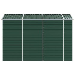 Abri de jardin vert 191x300x198 cm acier galvanisé 