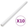 Goulotte de câble 40x40 mm 10 m PVC 