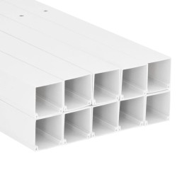 Goulotte de câble 40x40 mm 10 m PVC 