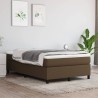 Sommier à lattes de lit avec matelas Marron foncé 120x200 cm 