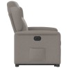 Fauteuil inclinable électrique taupe tissu 