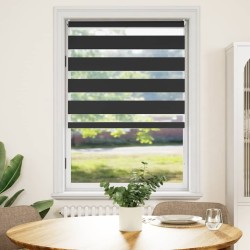 Store enrouleur tamisant 100 x 175 cm noir 