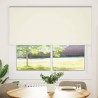 Store enrouleur occultant blanc cassé 145x175 cm largeur tissu 