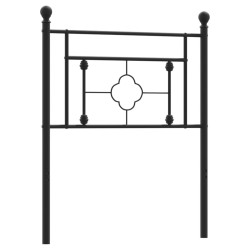 Tête de lit métal noir 75 cm 
