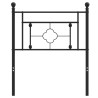 Tête de lit métal noir 75 cm 