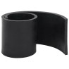 Bordure en caoutchouc de chasse-neige noir 120x15x1 cm 