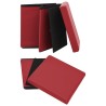 Tabouret de rangement pliable Rouge bordeaux PVC 