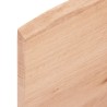 Comptoir de salle de bain marron clair 40x40x2 cm bois traité 