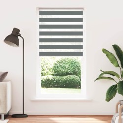 Store zèbre gris foncé largeur du tissu 110,9 cm polyester 